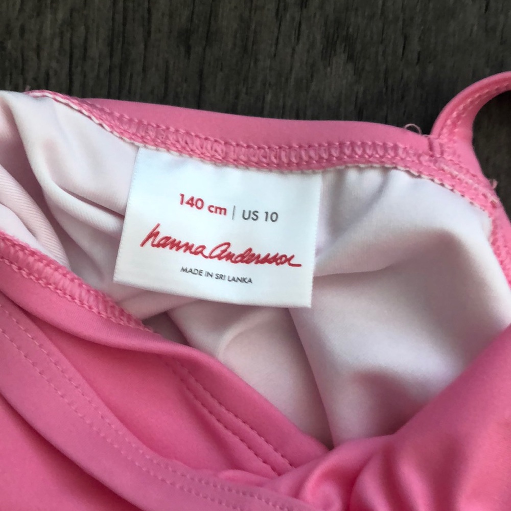 Hanna Andersson pink girl’s swimsuit - Picture 5 of 8